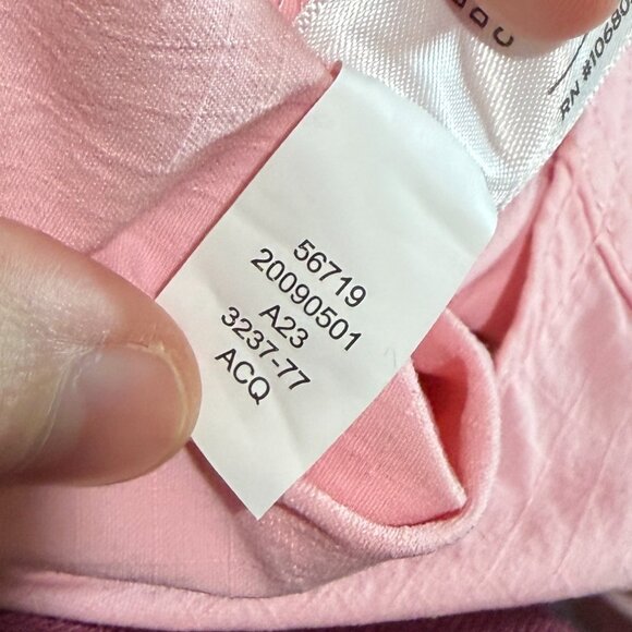 Duluth Trading Co Heirloom Gardening Bib Short Overalls Pink - Picture 13 of 14